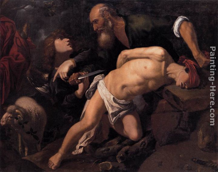 The Sacrifice of Isaac painting - Pedro Orrente The Sacrifice of Isaac art painting
